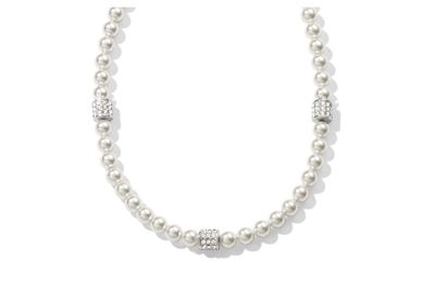 Meridian Petite Pearl Station Necklace