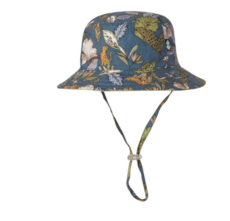 Baby Boy's Maximus Slate Bucket Hat, Size: Small