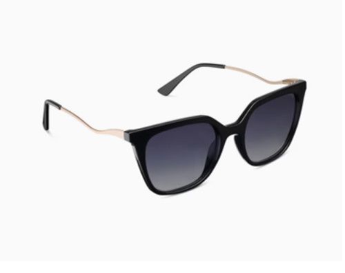Peepers Venue Polarized Sunglasses, Color: Black, Size: 0.00