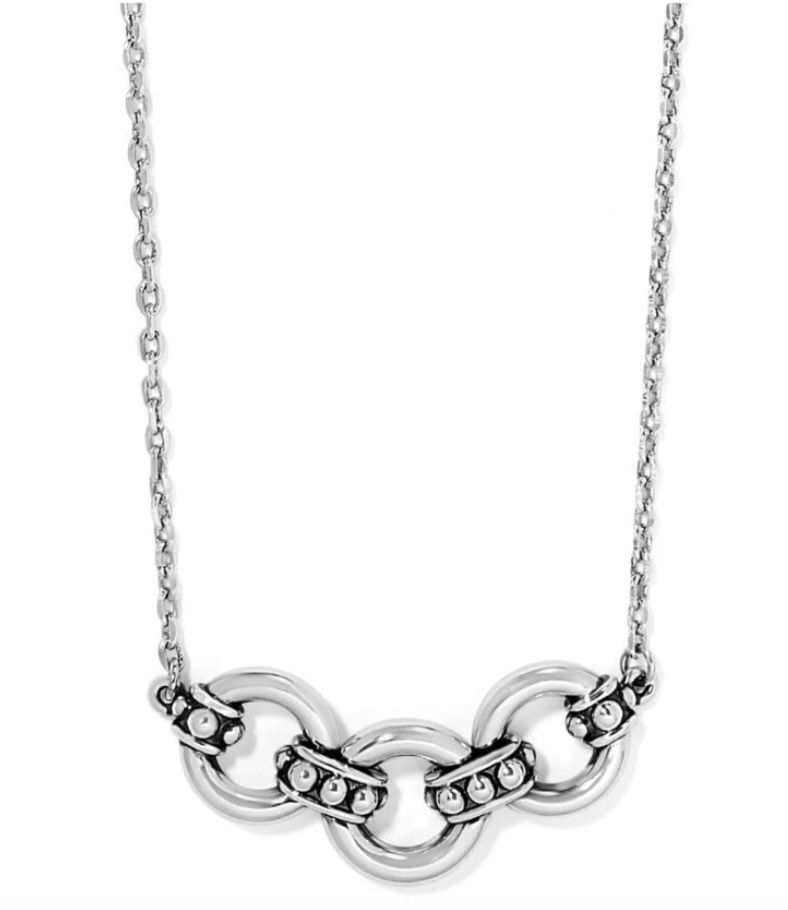 Pretty Tough Stud Trio Necklace