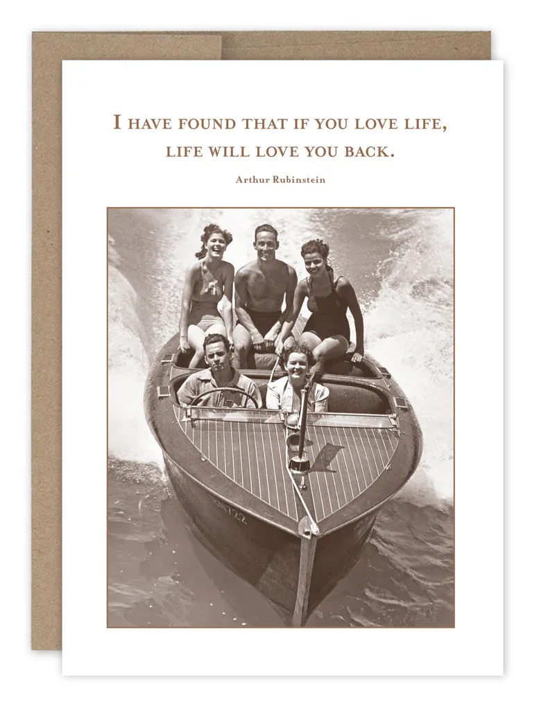 If You Love Life Birthday Card