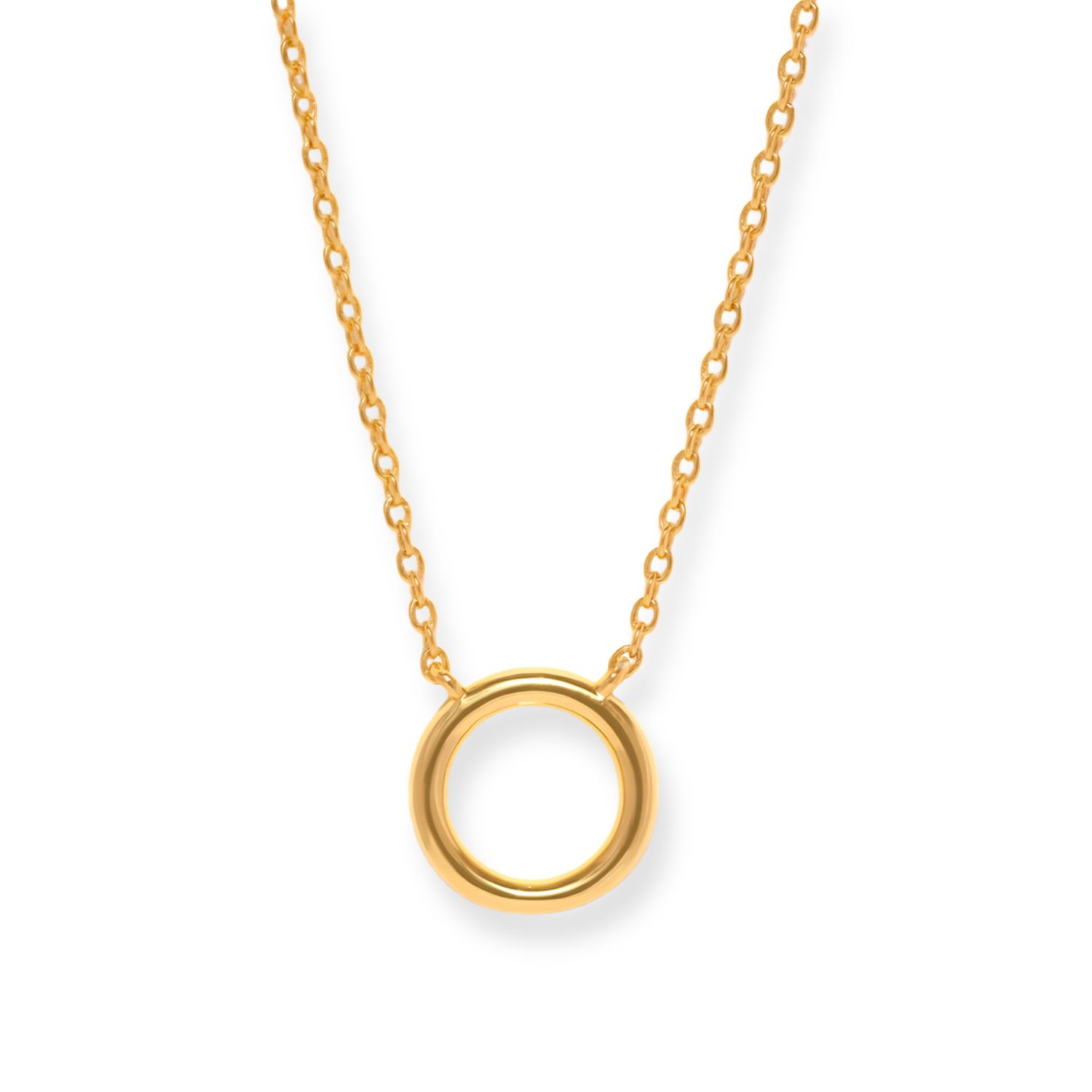 Center Piece Necklace for Charms, Color: Gold