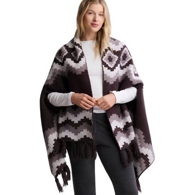 Faded CozyChic® Mosaic Wrap One Size