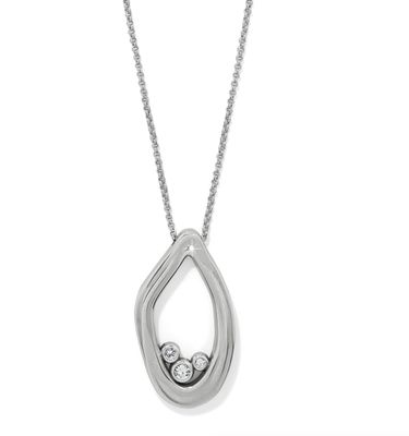 Brighton Cascade Lumina Necklace with radiant crystal accents, available at our Poughkeepsie NY jewelry boutique.