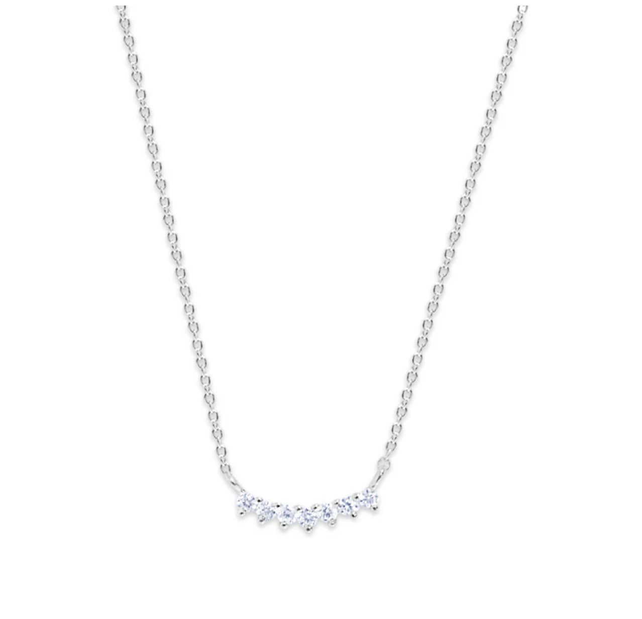 Sprinkle Necklace, Color: Silver