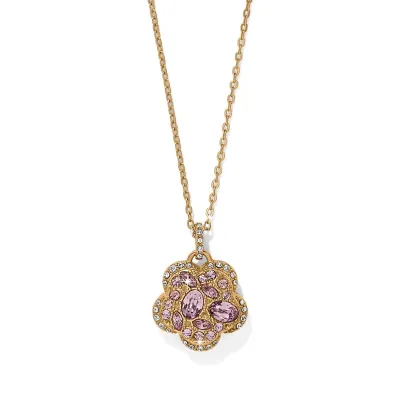 Trust Your Journey Flower Necklace