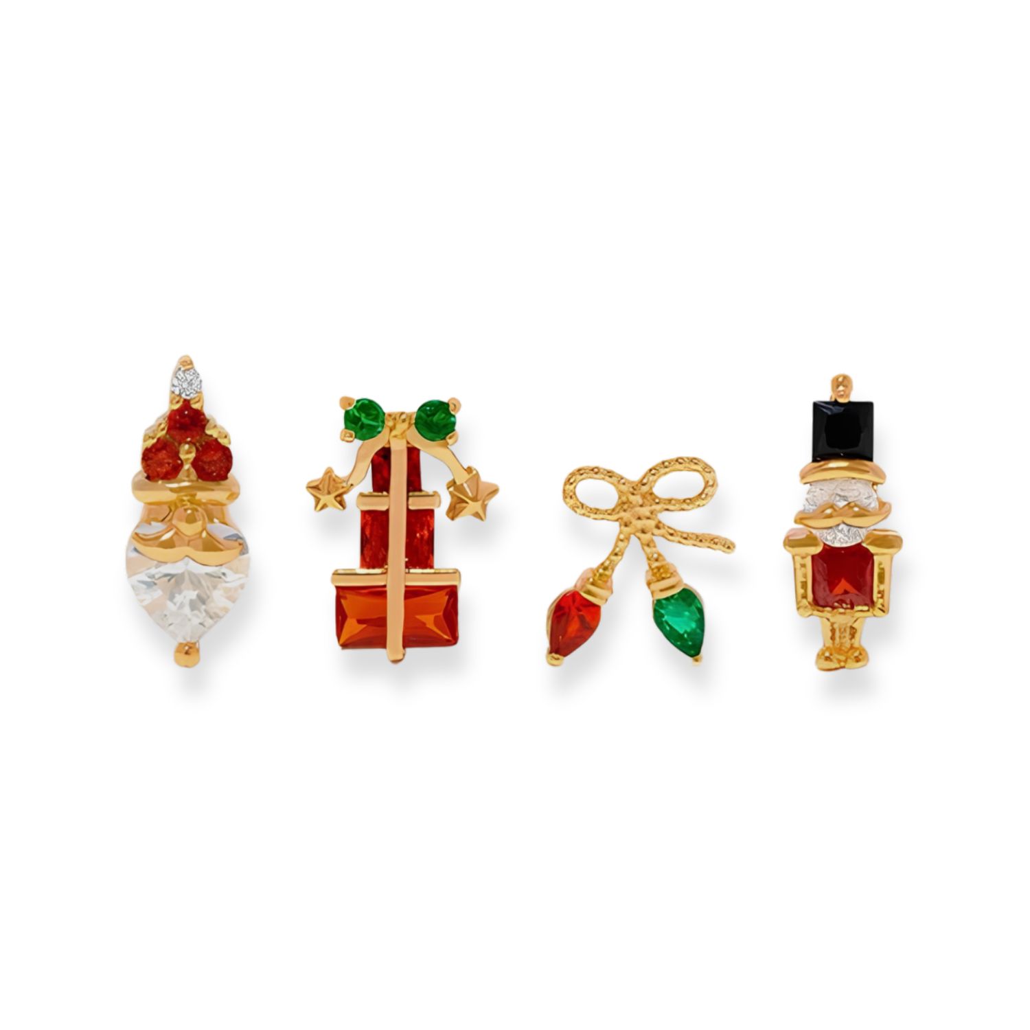 Santa’s Faves Stud Set, Color: Gold