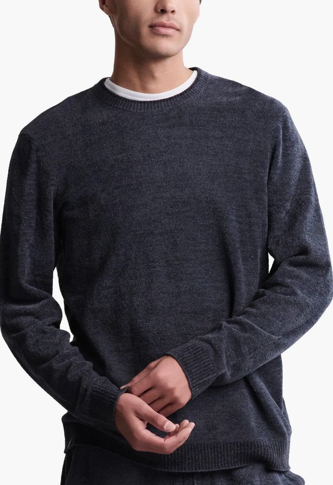 Men's CozyChic Ultra Lite® Crewneck Indigo, Size: Medium