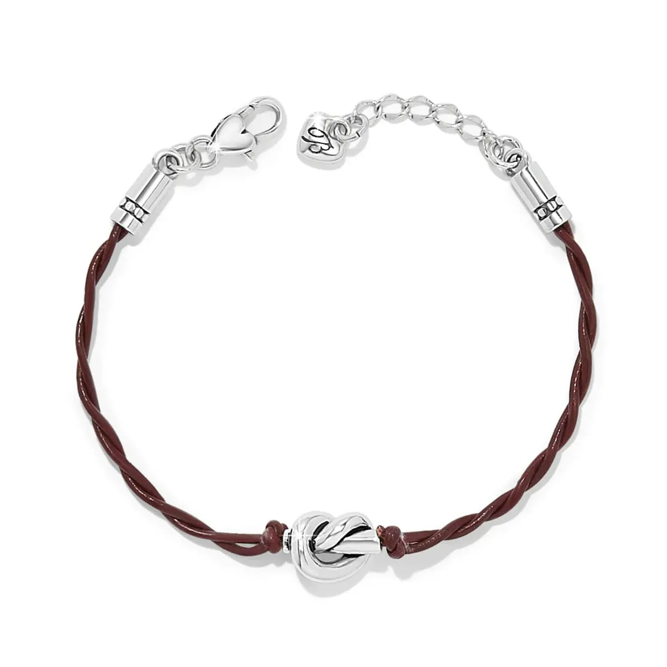 Chili Pepper Interlok Single Knot Leather Bracelet