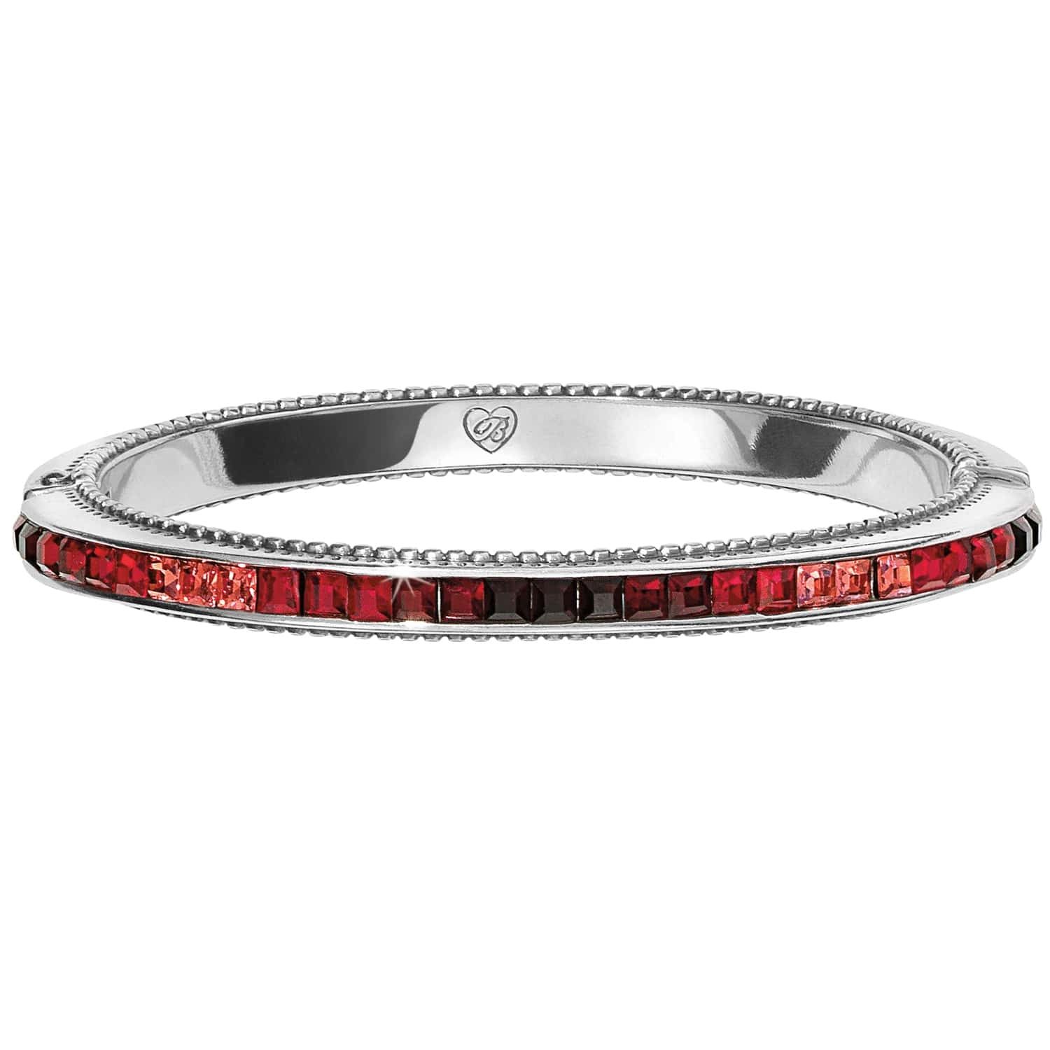 Spectrum Hinged Bangle - Red
