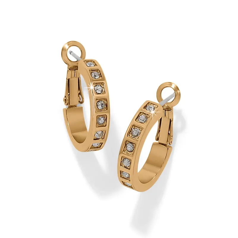 Gold Love Knows Hoop Earrings