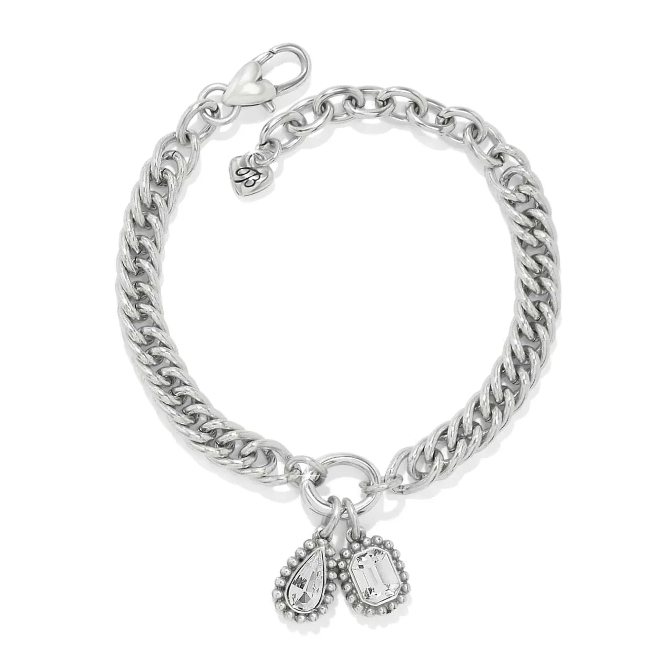 Silver Twinkle Luxe Charm Link Bracelet