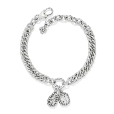 Silver Twinkle Luxe Charm Link Bracelet