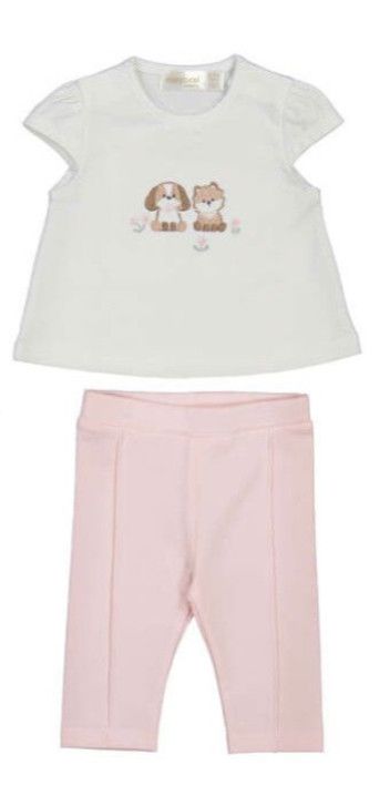 Baby Rose Friends 3 Piece Legging Set, Size: 1-2. 0-3m