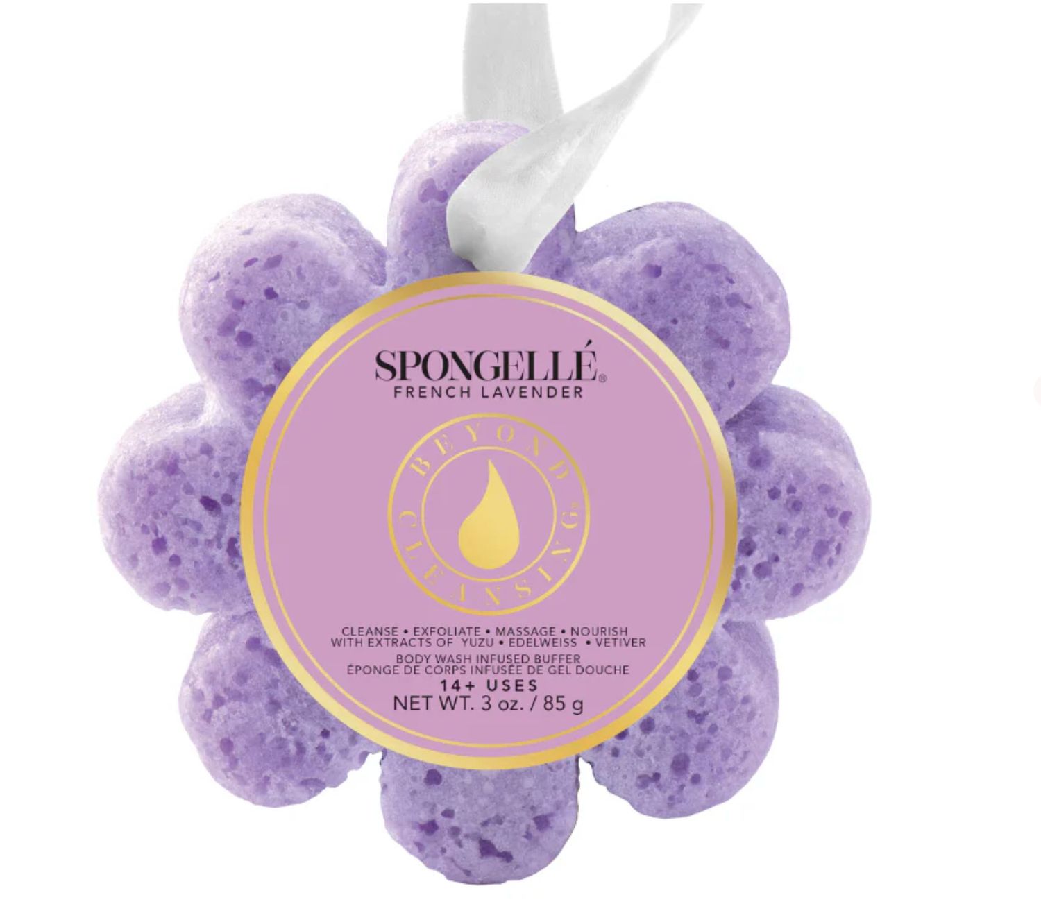 Wildflowers French Lavender  Body Wash Infused Buffer