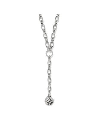 Brighton Ferrara Siena Y necklace featuring an elegant silver Y-shaped design with refined detailing