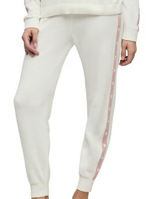 CozyChic Ultra Lite® Heart Stripe Jogger | Pearl Bloom