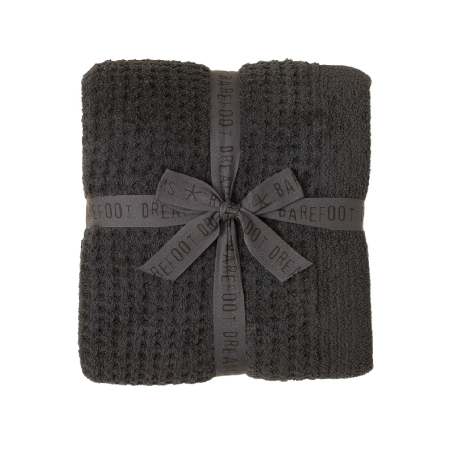Barefoot Dreams CozyChic® Waffle Throw | Carbon