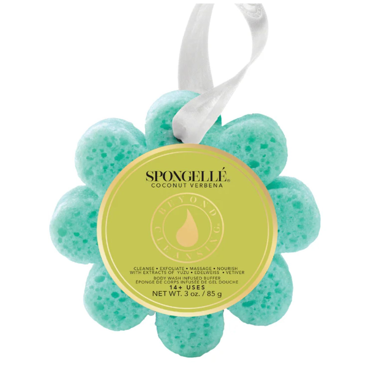 Wildflowers Coconut Verbena  Body Wash Infused Buffer