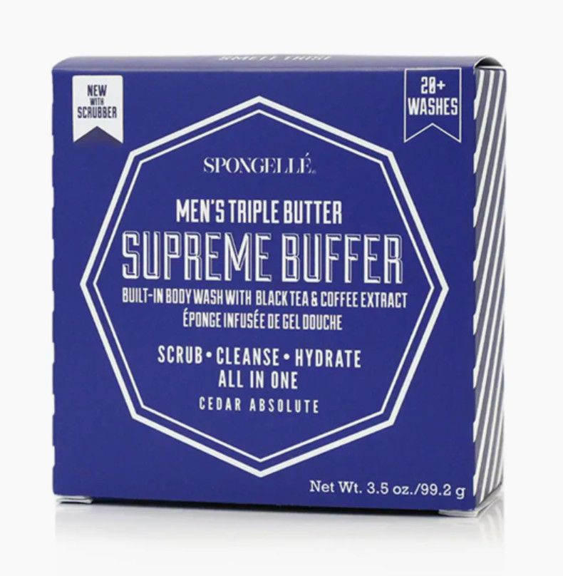 Men's  Cedar Absolute Supreme Buffer Black Scrubber