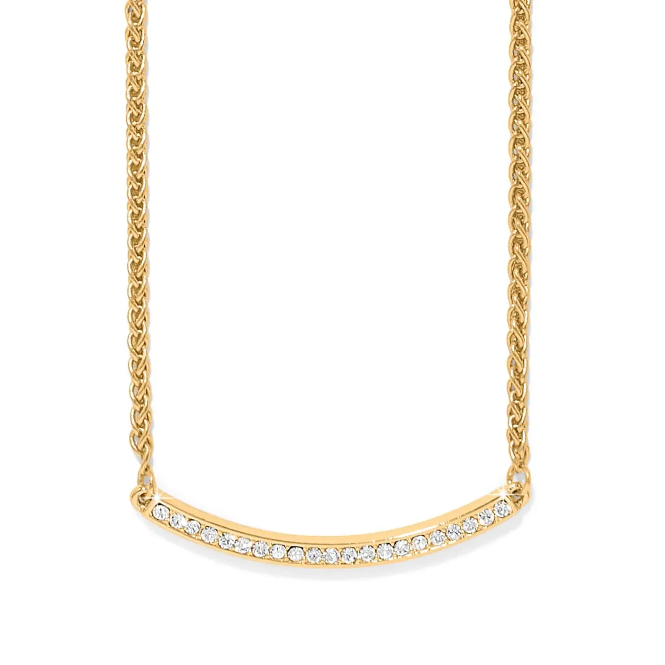 Gold Meridian Geo Bar Necklace