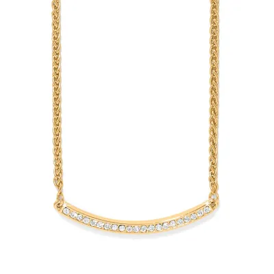 Gold Meridian Geo Bar Necklace