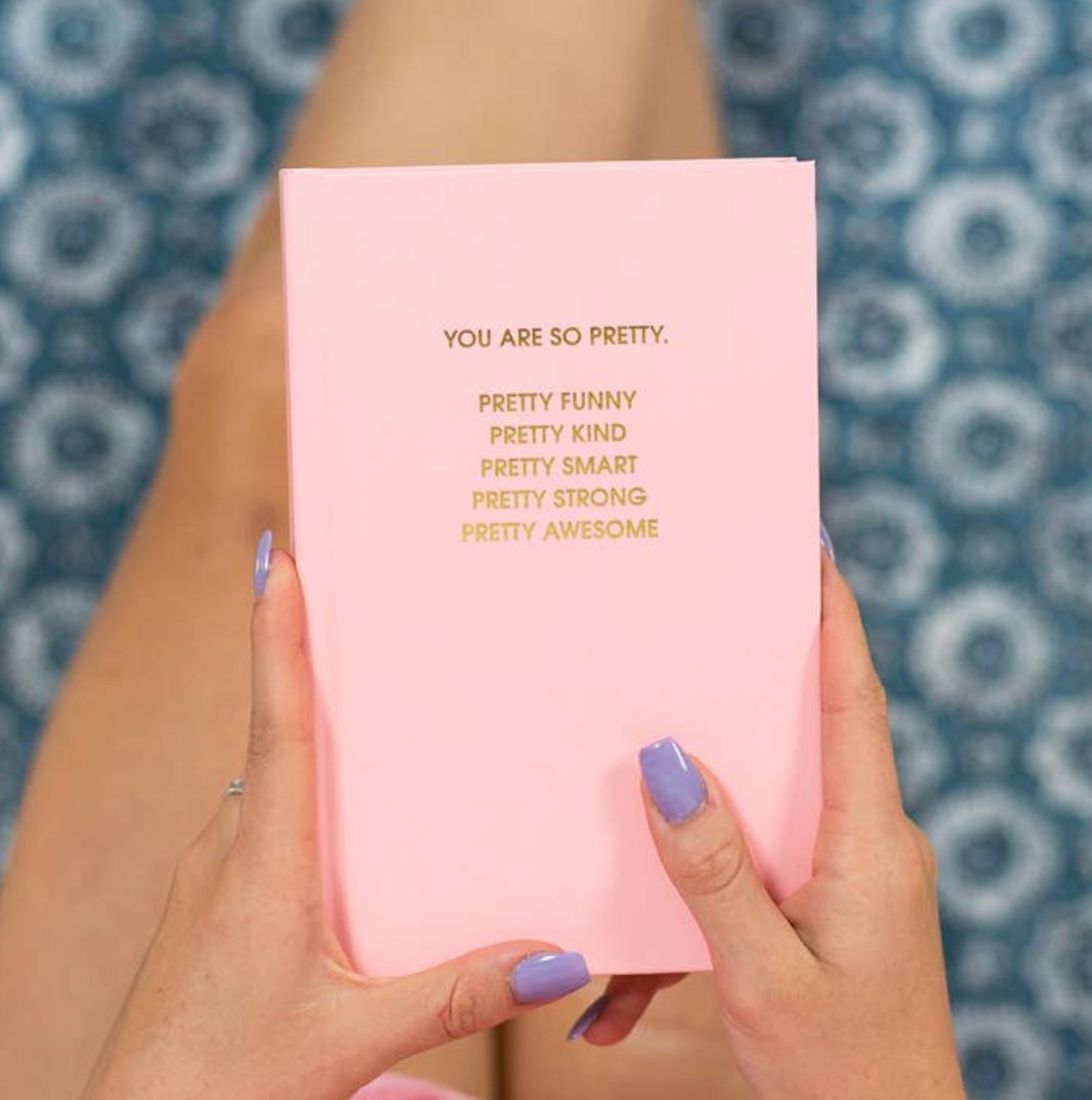 You Are So Pretty hardcover daily journal sunset pink from boutique in Poughkeepsie NY
