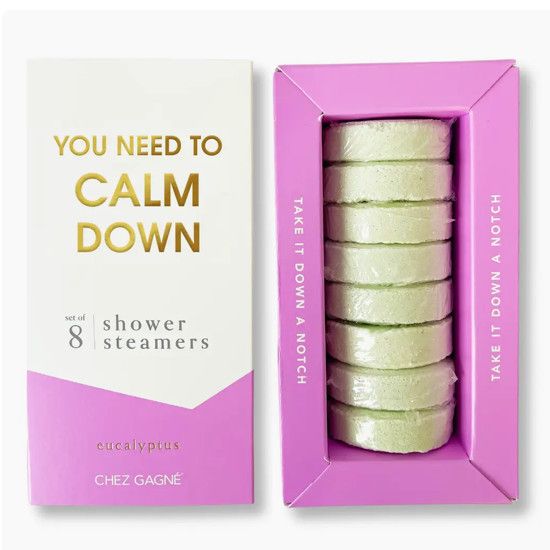 You Need To Calm Down eucalyptus aromatherapy shower steamers from boutique in Poughkeepsie NY
