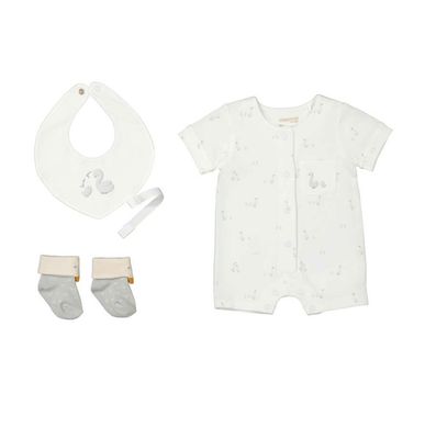 Mayoral Silver Goose baby short pajama set sleepwear from Poughkeepsie NY boutique
