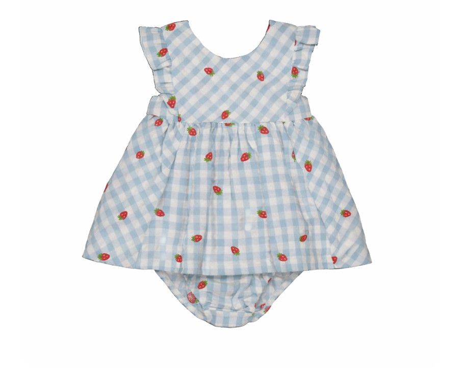 Strawberry Lagoon Graham Dress, Size: 1-2. 0-3m