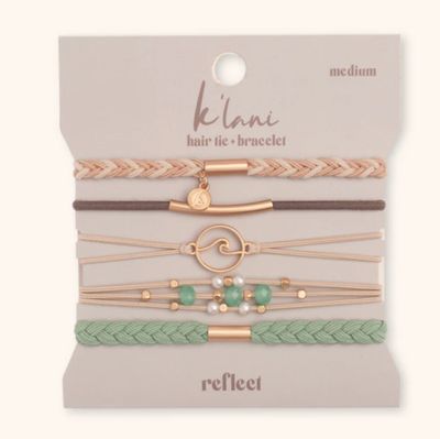Reflect Hair Tie Bracelet Set