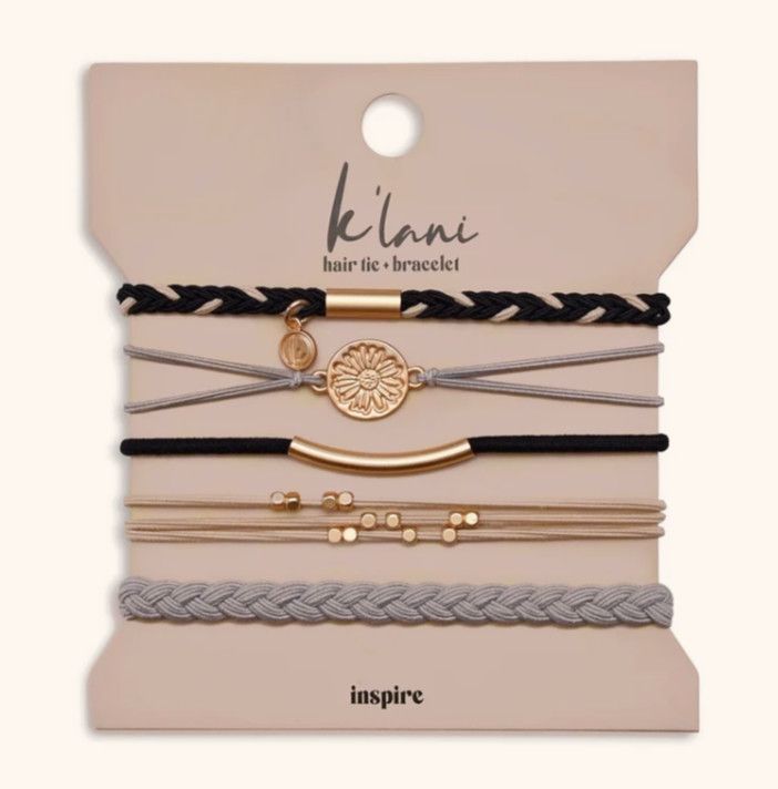 Inspire Hair Tie Bracelet Set