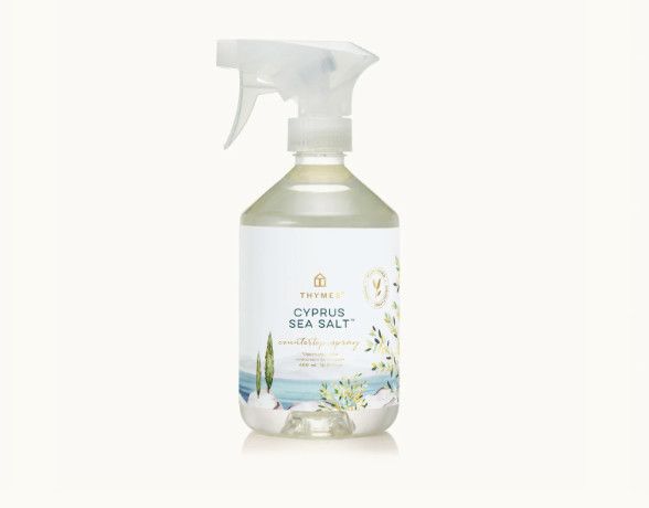 Cyprus Sea Salt countertop spray with clean coastal scent
