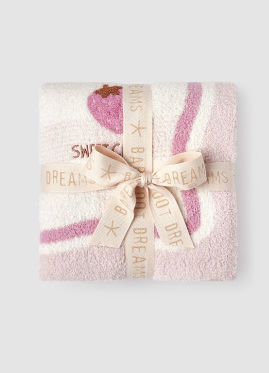 Cozy Chic strawberry stroller blanket soft baby blanket
