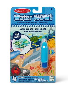 Melissa &amp; Doug Water WOW Under the Sea reusable mess free water reveal coloring activity book for kids at Daffodils Gift Shop