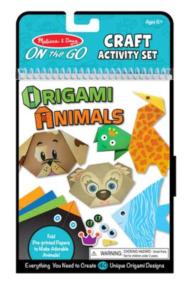 Melissa &amp; Doug On the Go Origami Animals craft kit portable paper folding activity for kids at Daffodils Gift Shoppe