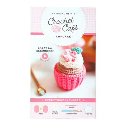 Crochet Cafe Amigurumi Kit Cupcake