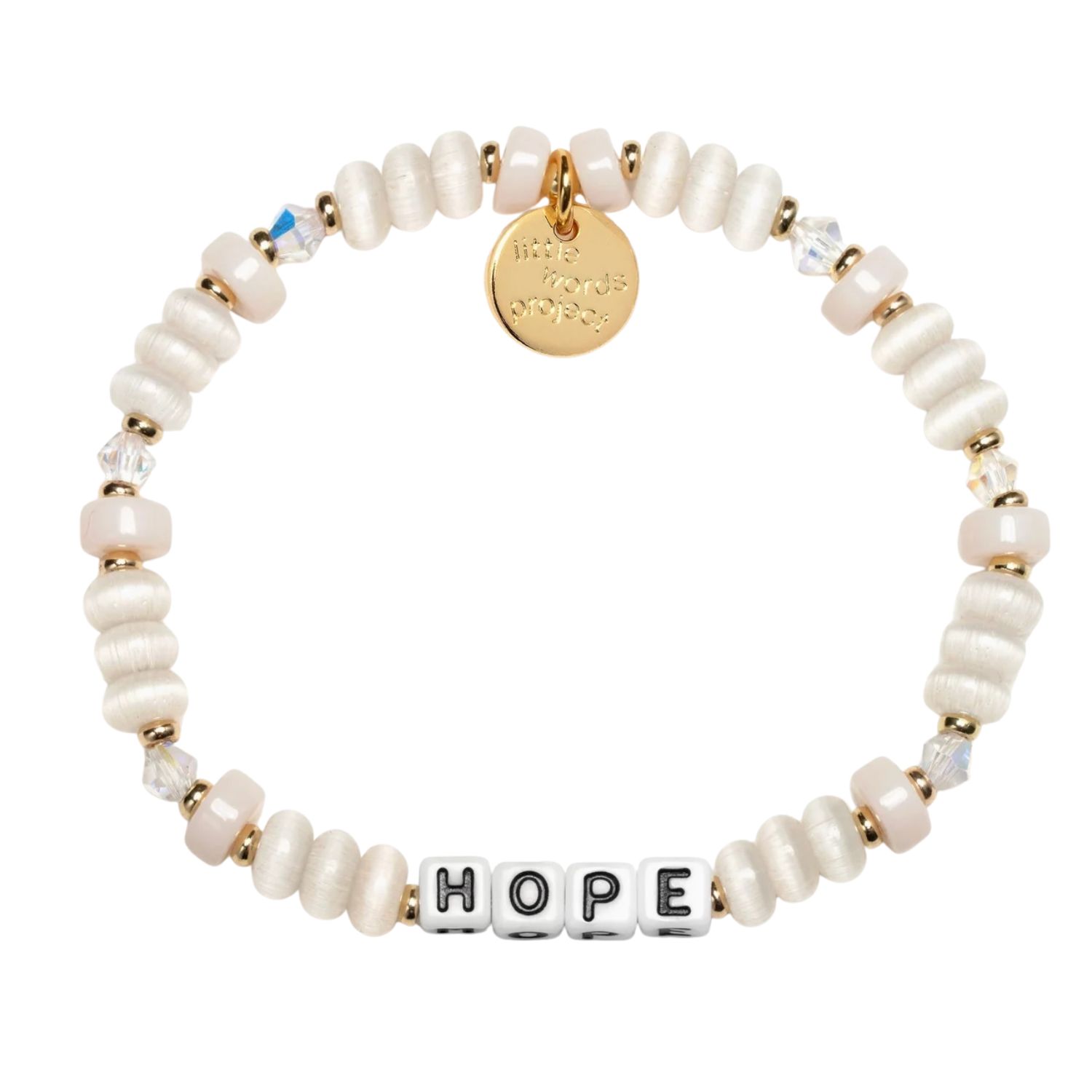 Hope Cozy Winter White | Little Words Project Bracelet
