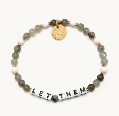 Little Words Project beaded bracelet with inspirational word design, colorful stretch style perfect for stacking or gifting.