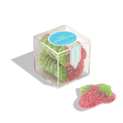 Berry Sweet Sour Strawberries Gummies candy box at our Poughkeepsie NY boutique.