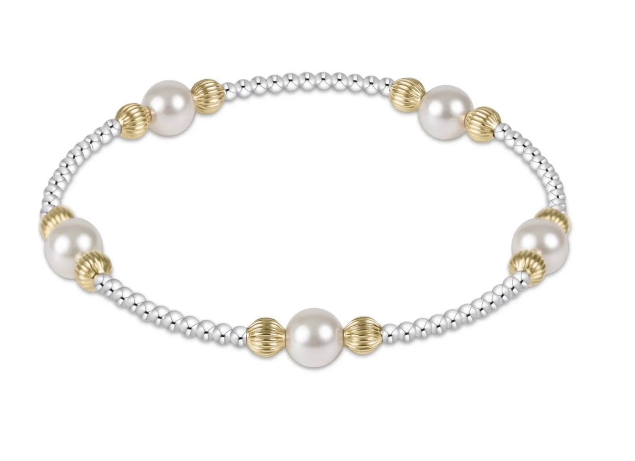 enewton Purpose Pearl 6mm Dignity Pearl Bracelet with classic gold accents at our Poughkeepsie NY boutique.