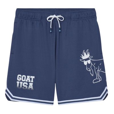 Kids' BIG GOAT Navy Mesh Shorts