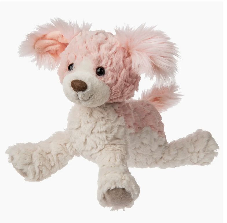 Putty Paris Puppy plush with ultra-soft fabric and floppy ears, perfect for babies and toddlers
