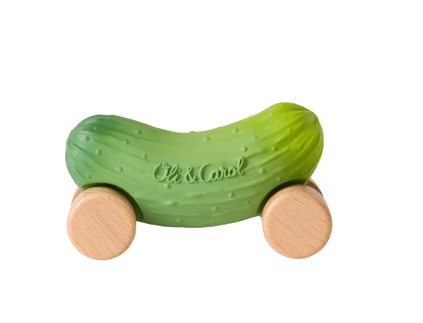 Baby Car Toy Pepino the Cucumber toy for babies at our Poughkeepsie NY boutique.