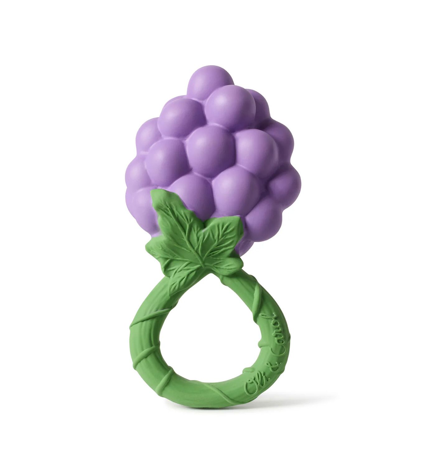Grape baby rattle toy for infants available at our Poughkeepsie NY boutique.