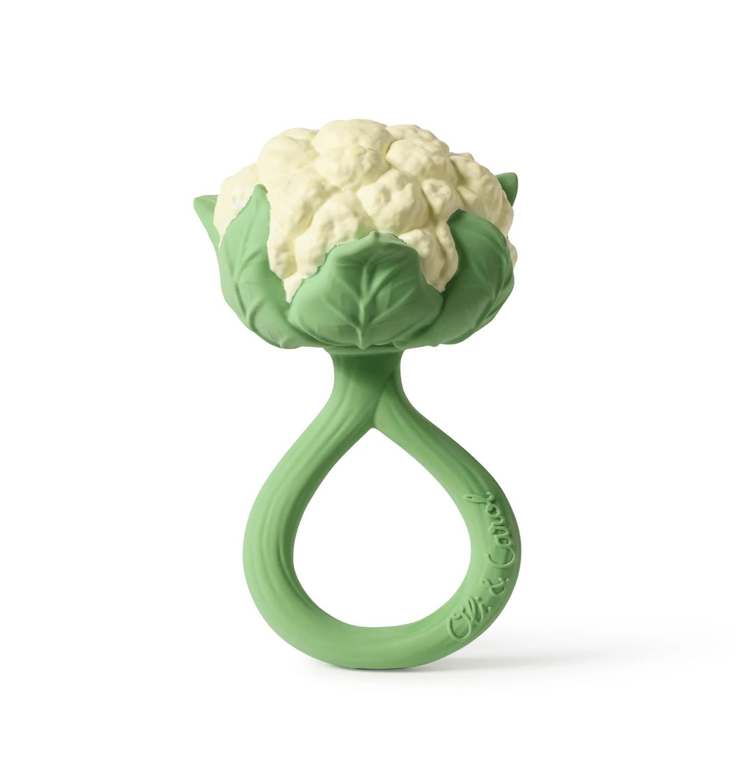 Shop the Cauliflower Rattle Toy at our Poughkeepsie NY boutique. Visit our Hudson Valley gift shop for adorable baby toys, se