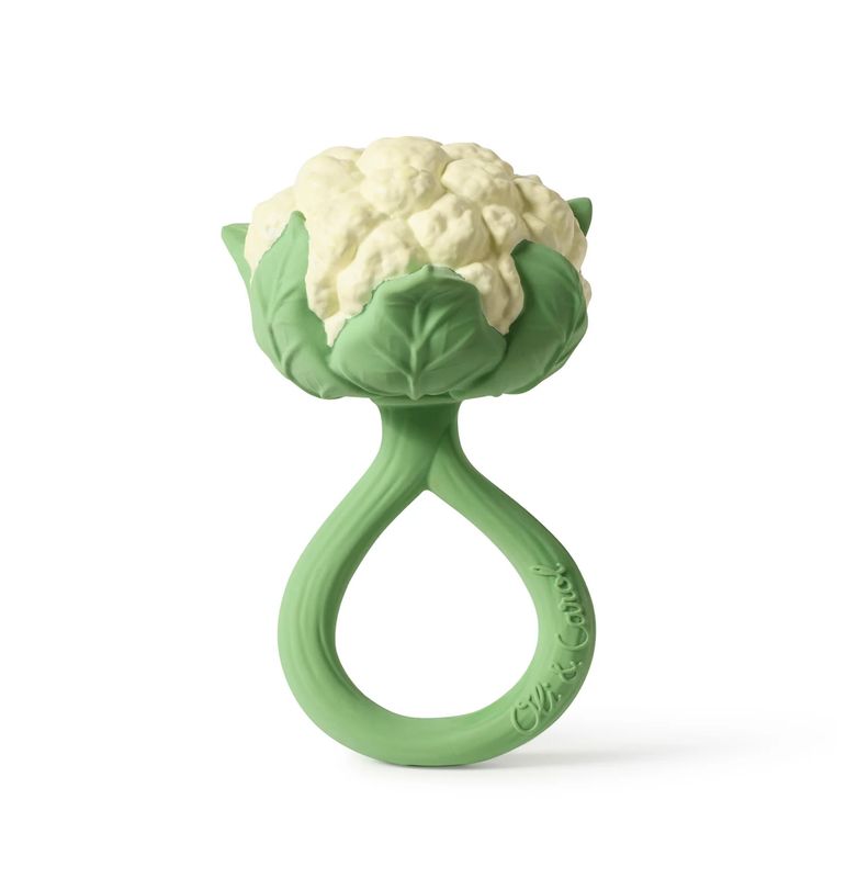 Shop the Cauliflower Rattle Toy at our Poughkeepsie NY boutique. Visit our Hudson Valley gift shop for adorable baby toys, se
