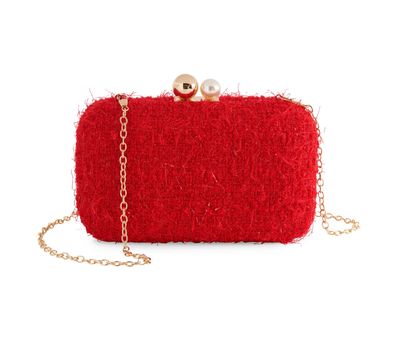 Mabel Minaudiere Clutch Red