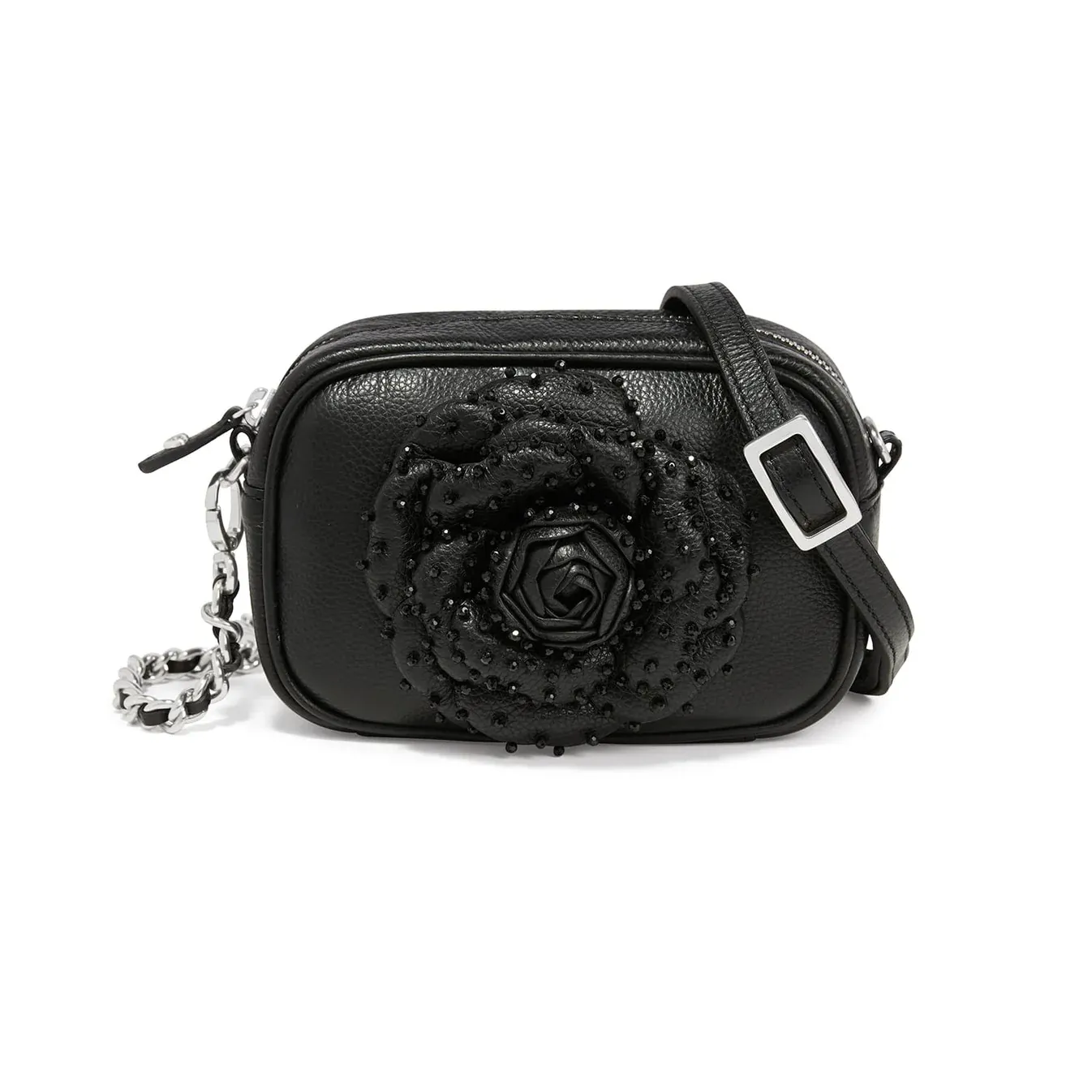 Rosie Beaded Camera Bag Black