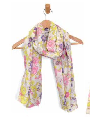 Multi Cutesy Floral Scarf
